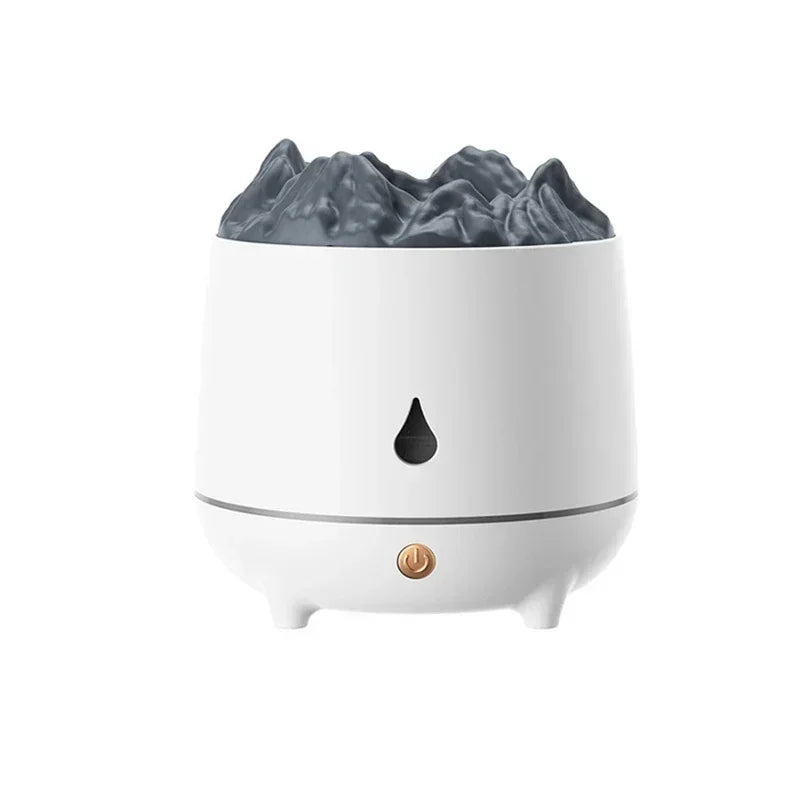 Volcano Flame Humidifier – Relaxing Aroma Diffuser with LED Atmosphere Light