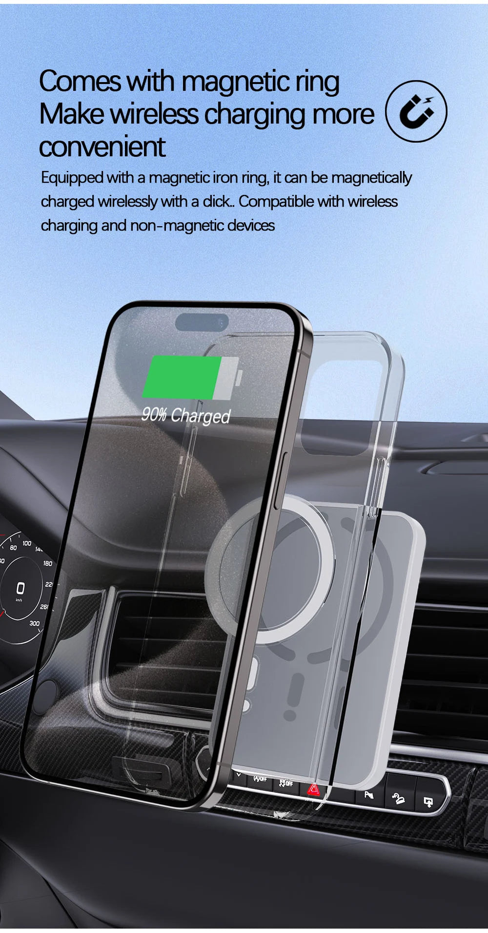 Magsafe Magnetic Car Phone Charger