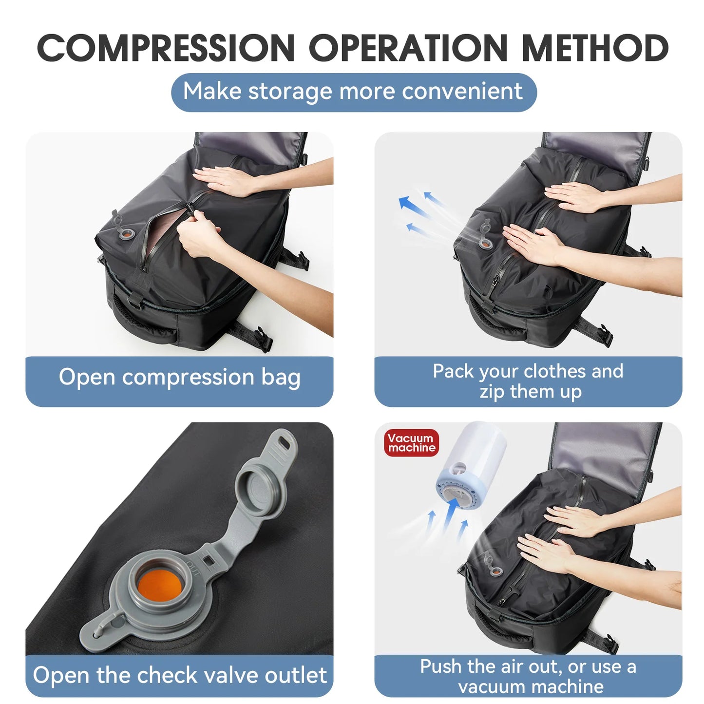 Travel Vacuum Backpack