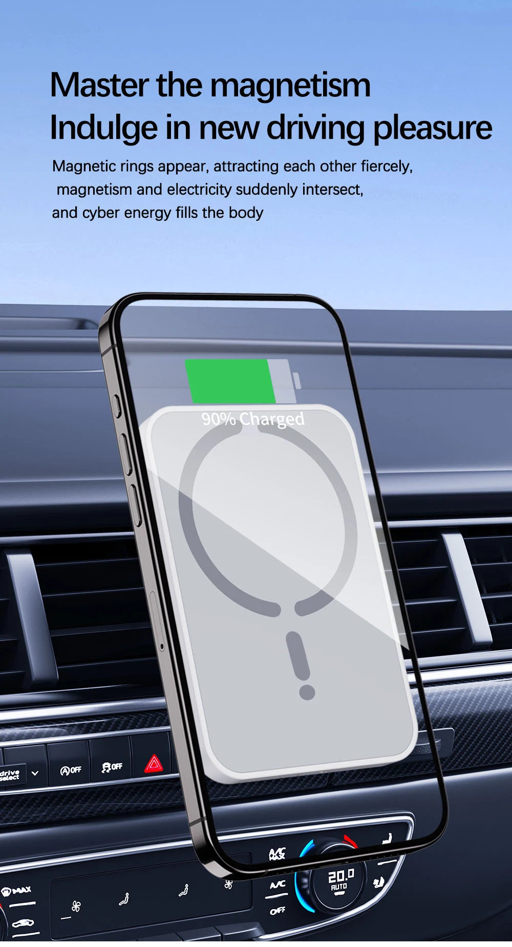 Magsafe Magnetic Car Phone Charger